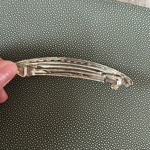 Vintage 1990's Barrette with sequin - Picture 2 of 2